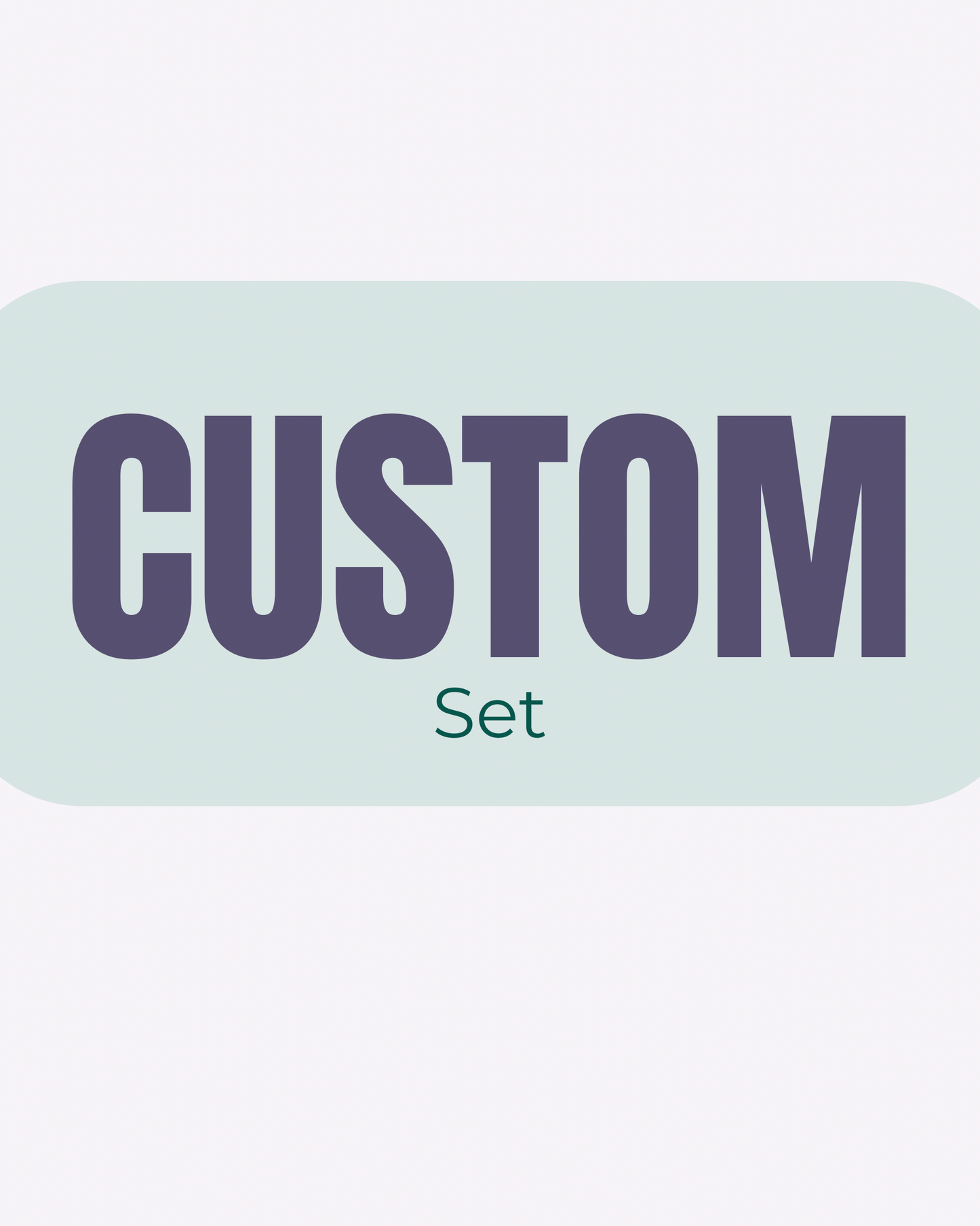 Custom PressOn Order
